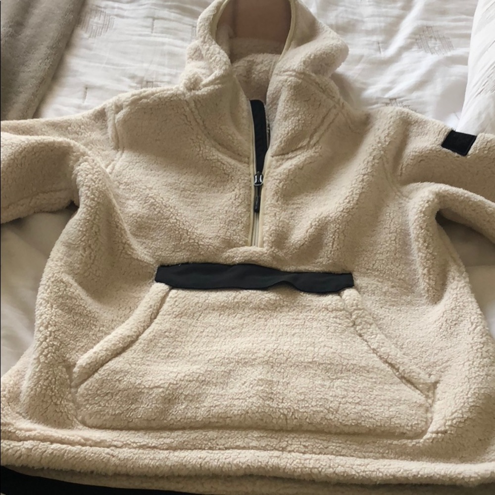 North face Sherpa fleece hoodie